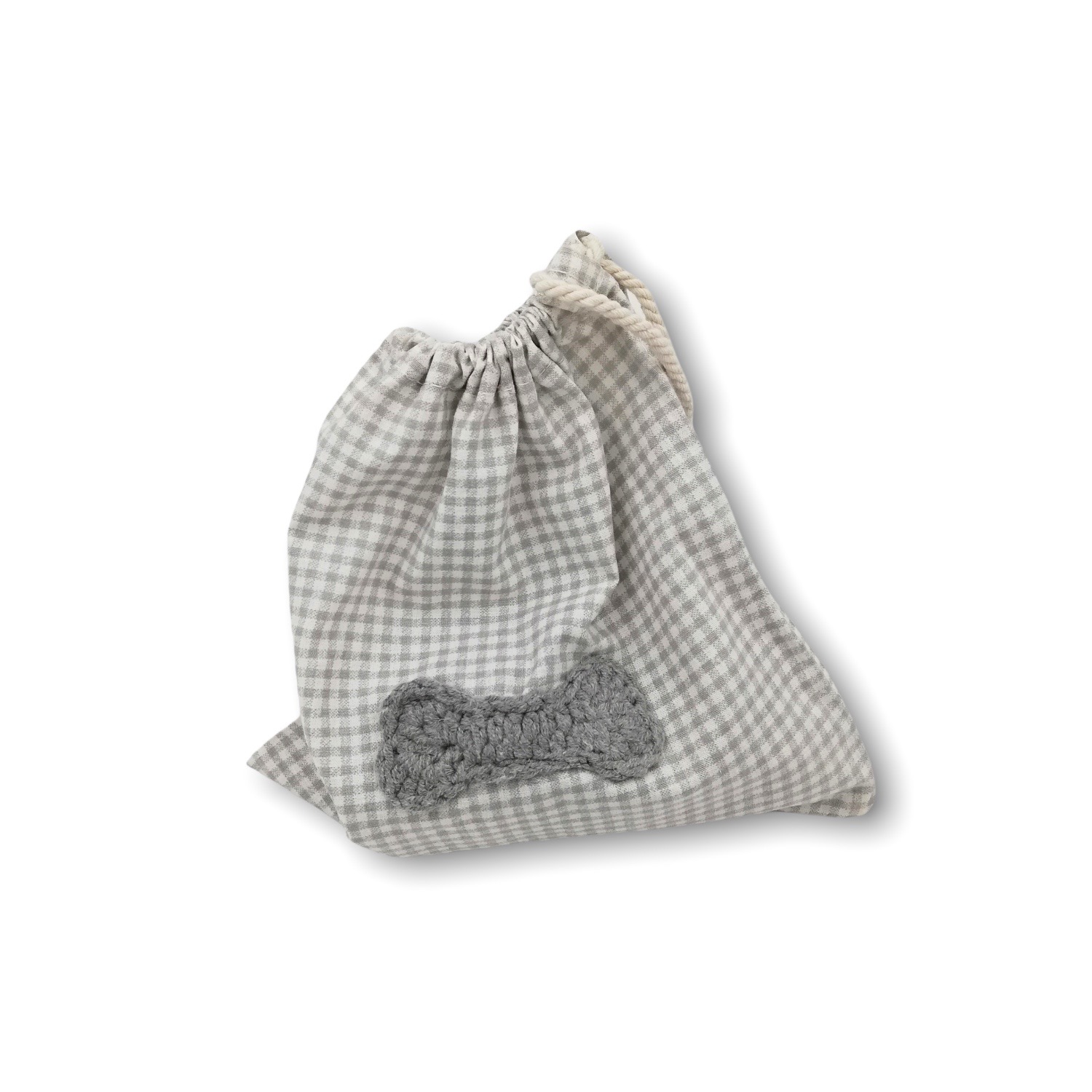 Vichy Leckerchensäckchen Grau