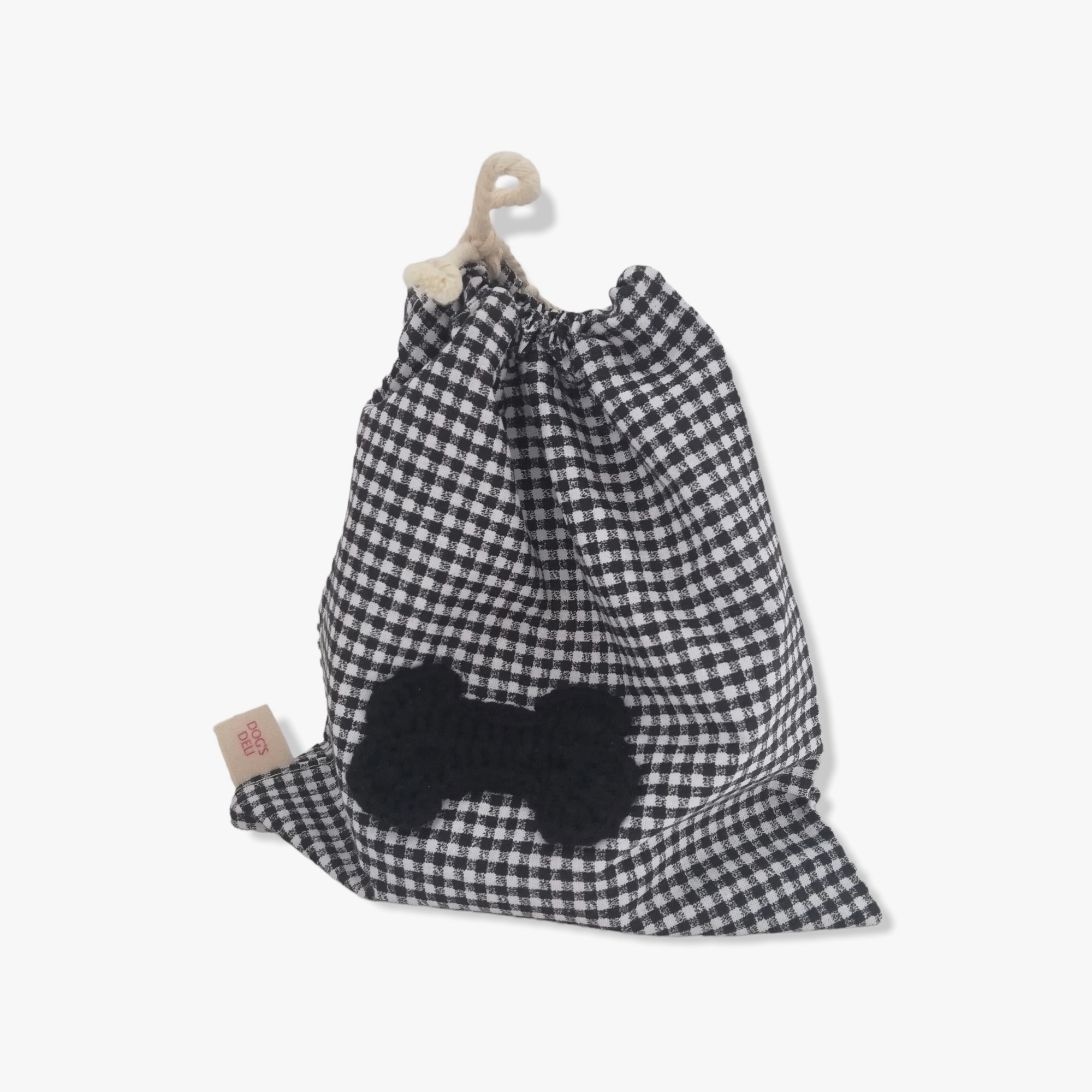 Vichy Leckerchensäckchen Schwarz