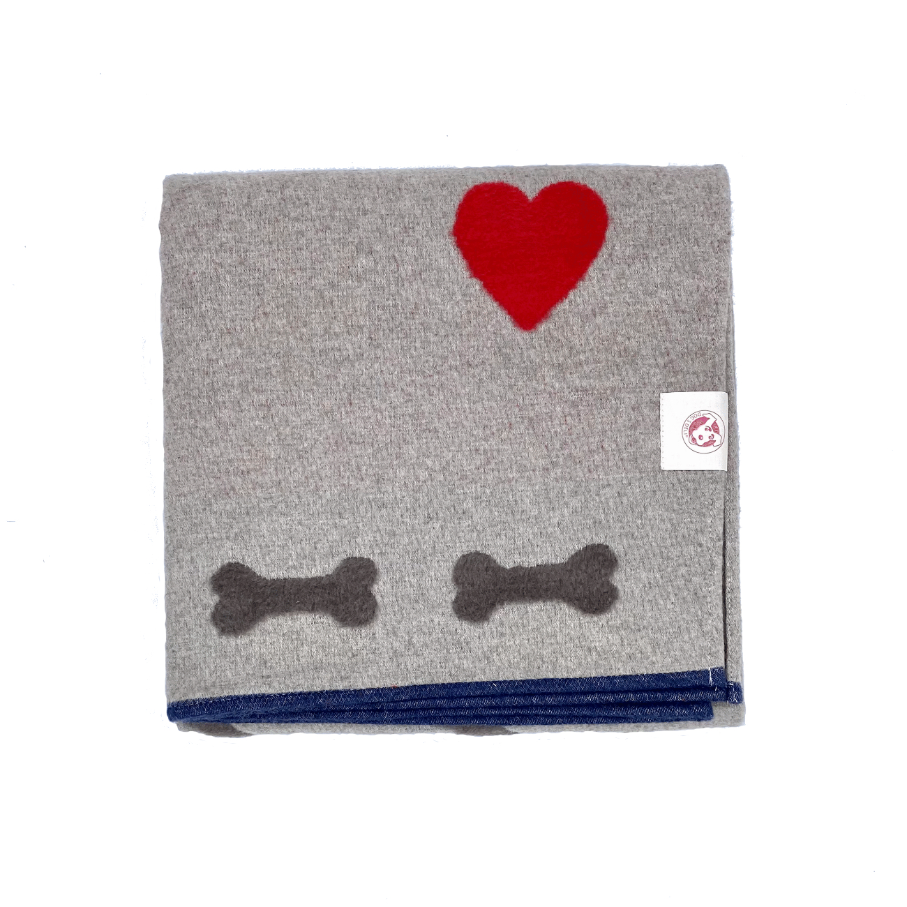 Hundedecke Taupe-Chocolat